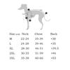 Fahison Whippet Italian Greyhound Clothing Роскошные хлопковые пижамы для собак Зимняя теплая водолазка Эластичная одежда для домашних животных