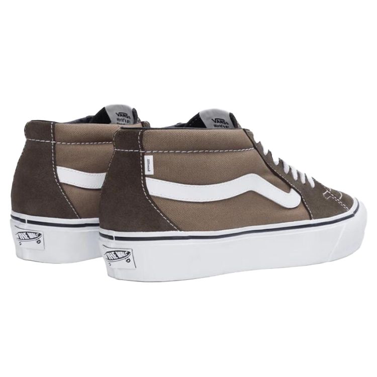 Кроссовки унисекс JJJJound x Vans Sk8-Mid VLT LX Коричневые VN0A7TNH2D7