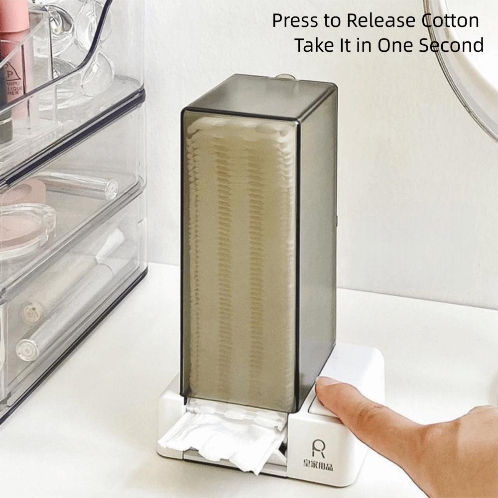Press Type Cotton Pad Dispenser Creative Automatic Cotton Dispenser  Cosmetic Box