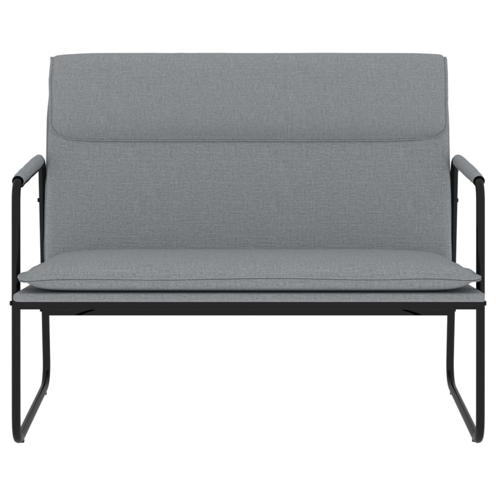 Bench Light Grey 100 x 64 x 80 cm Fabric