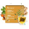 Teabox Turmeric Ginger Tulsi Green Tea Bags 25 Pieces | For Immunity Boosting & Sore Throat Prevention | Made with 100% Whole Leaf