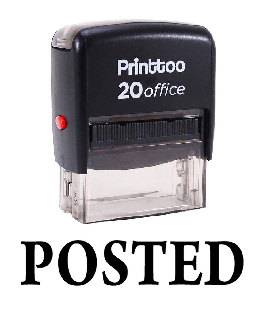 Printtoo Self Inking Rubber Stamp Office Канцелярские товары РАЗМЕЩЕННЫЙ Custom
