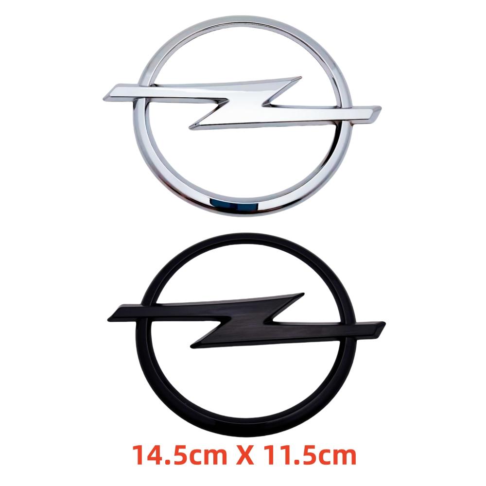 BBFD3 1pcs 3D 145mm ABS Car Front Grille Hood Bonnet Emblem Rear Trunk Bumper Badge Logo Sticker for Opel Astra Zafira Insignia Corsa