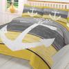 Vintage Farm Barn Wood Grain Anchor Yellow Duvet Cover With Pillow Case 3pcs Bedding Set Quilt Cover Double Bed Home Textile