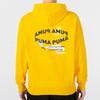 Puma Oversize Trend Graphic Hoodie With Sport Logo Men Hoodie Yellow 536061-85