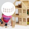 Miniature Garden Fence Decorative Realistic DIY Accs Wooden Picket Pretend Play for Role