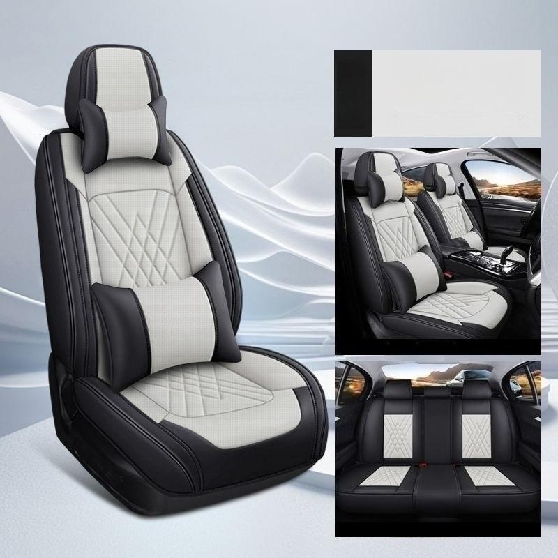 Пятиместные чехлы на сиденья автомобиля для Toyota Corolla, полностью закрывающие передние сиденья, частично закрывающие задние сиденья, экокожа