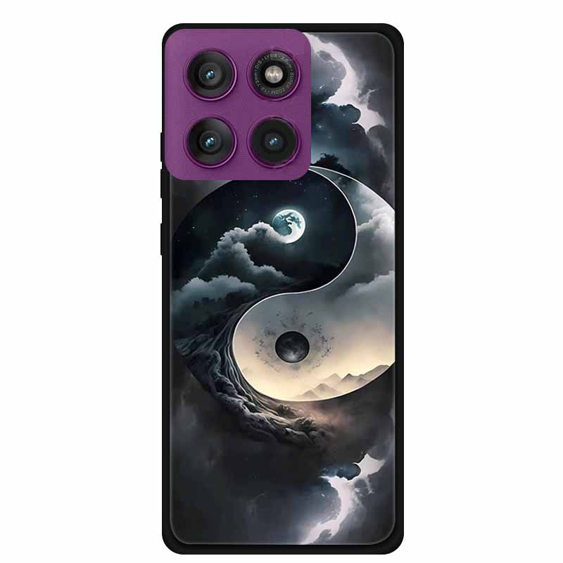 6.7" For Motorola Edge 60 Pro 5G Case Coque Shockproof Black Silicone TPU Soft Back Cover For Motorola Edge 60Pro Phone Case Bag