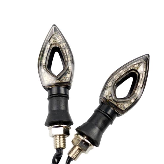 Светодиодный сигнальный светильник в форме сердца, модификация хорошей яркости, угловые фонари мотоцикла, деталь мотоцикла