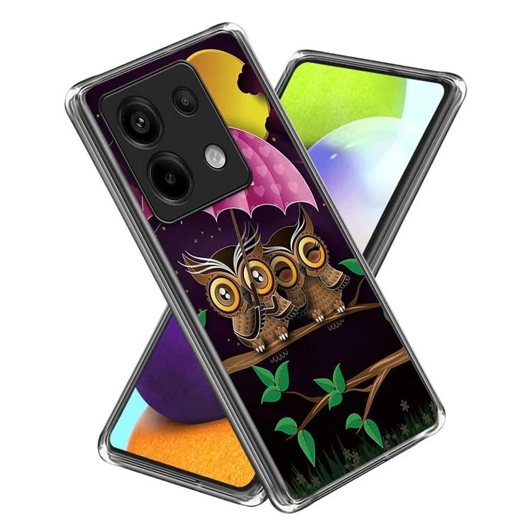 Для Xiaomi Redmi Note 13 Pro 5G / Poco X6 5G чехол Slim-Fit Pattern Printing TPU задняя крышка телефона