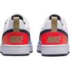 Nike Court Borough Cushioning Abrasion Resistant Breathable Low Top Kids' Skateboarding Shoes White Blue Sneakers DV5456-124