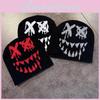 Pattern Knit Venom Beanie Cap With Warmth Trendy Design Hat For Winter Gift