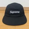 [USED] Supreme Waxed Cotton Camp Cap Black 2023aw