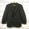 Мужской пиджак блейзер L Темно-зеленый Коричневый Шерсть(ИСПОЛЬЗОВАЛ)