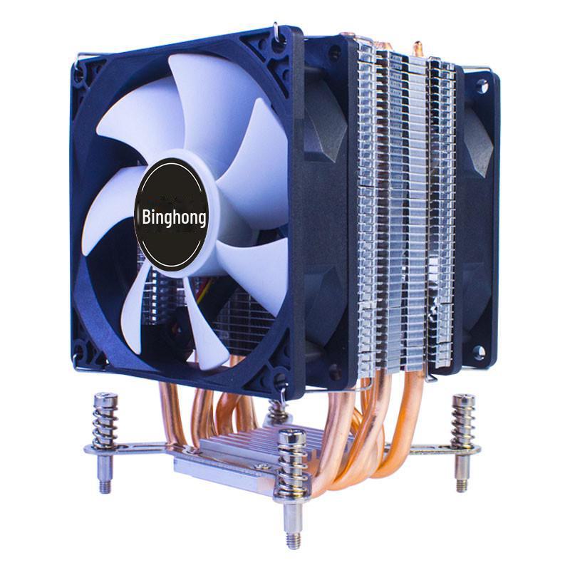 Бесшумный радиатор X99/X79/X299 для процессорного кулера: 6 медных тепловых трубок для настольных процессоров 2011 года