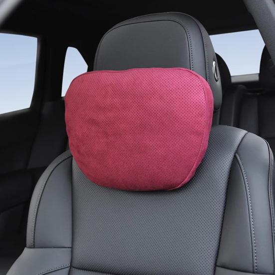Car Seat Headrest Neck Pillow Wear Resistant Breathable Washable Simple Installation Universal Car Head Support Pillow