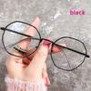 Retro Eye Wear Metal Myopia Optical Mirror Vision Care Anti-blue Light Glasses Eyeglasses