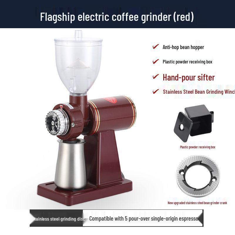 Electric Coffee Bean and Powder Grinder for Household Drip Brewing