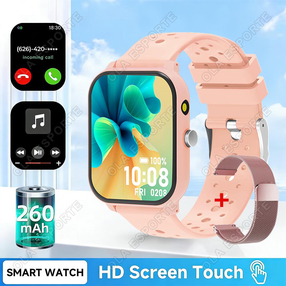 Игровые умные часы 1,83'' Bluetooth-звонки Спортивный режим Управление музыкой/камерой Светодиодный фонарик Длительное время работы Батареи Часы для Android/IOS HT30
