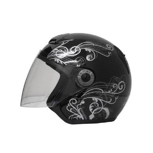 Bike Parts Center Bike Helmet Jet Graphic Black M 721102 57cm~58cm