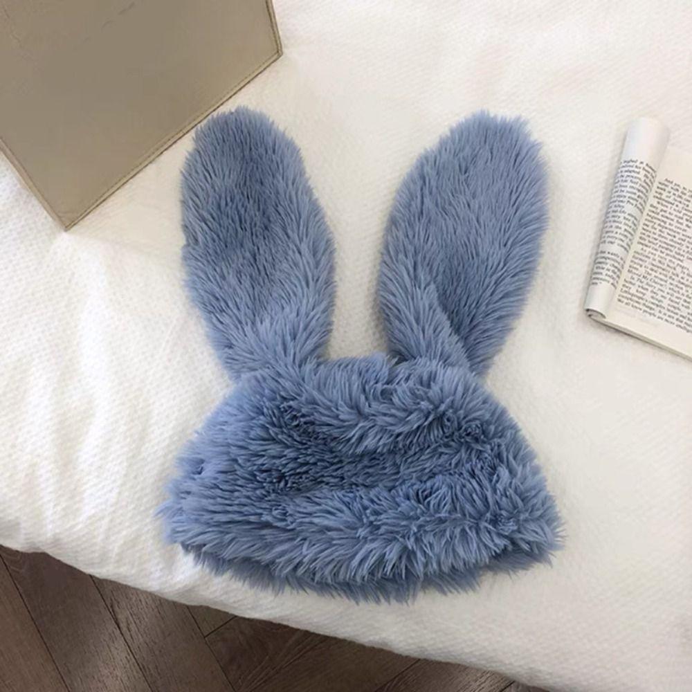 Rabbit Bunny Ears Warmer Photo Props Beanies Cap Long Rabbit Ears Hat Girls Beanie Winter Hat