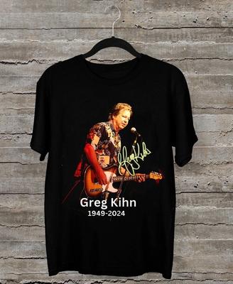 THE GREG KIHN BAND Грег Кин 1949-2024 Черная Размер S-5XL Футболка CO08
