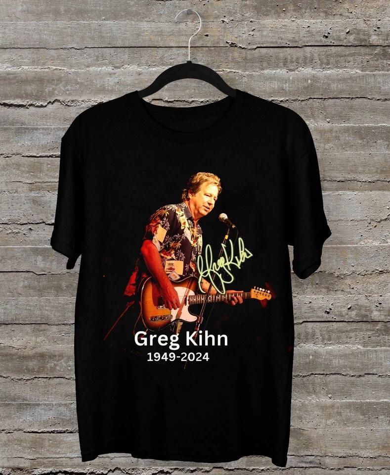THE GREG KIHN BAND Грег Кин 1949-2024 Черная Размер S-5XL Футболка CO08