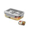 Microwave Heating Lunch Container with Spoon and Fork Food Container Nordic Style Lunch Box  Worker