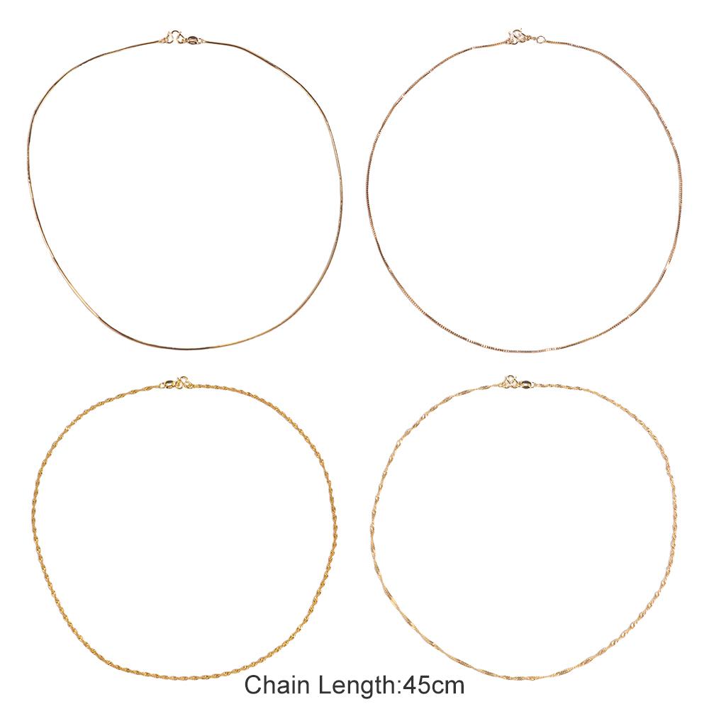 Женские ювелирные аксессуары, вьетнамское песочное золотое ожерелье без подвески, двухслойная цепочка