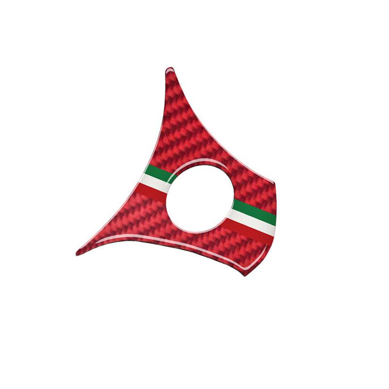 Steering Wheel Panel Decoration Patch Carbon Fiber Car Stickers For Alfa Romeo 2004-2011 Brera 159 Spider Interior