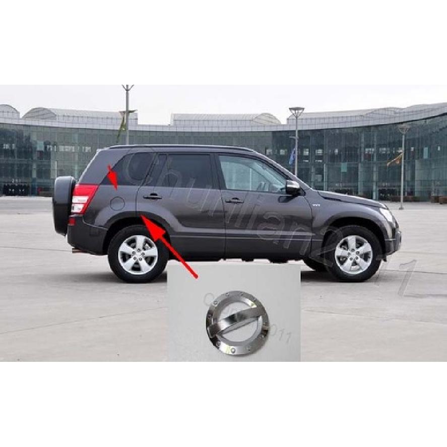 Fuel Oil Tank Gas Cap Cover Trim for 06-13 SUZUKI GRAND VITARA ABS Chrome