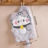 Cartoon Cat Hand Towel Kawaii Hand Wipe Cleaning Cloth Ideal For Kitchen Bathroom Hanging Towel Super Absorbent Handkerchief