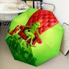 Grin-ch's Festive Adventure Umbrella Folding umbrella, automatic umbrella 8-Frame for Travel, camping Use Gift for Halloween Christmas