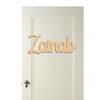 1pc Funny zainab example Customized Letter Laser-Cut Sign Wooden Sign Wooden Plaque Unfinished Wood for Painting or Glittering