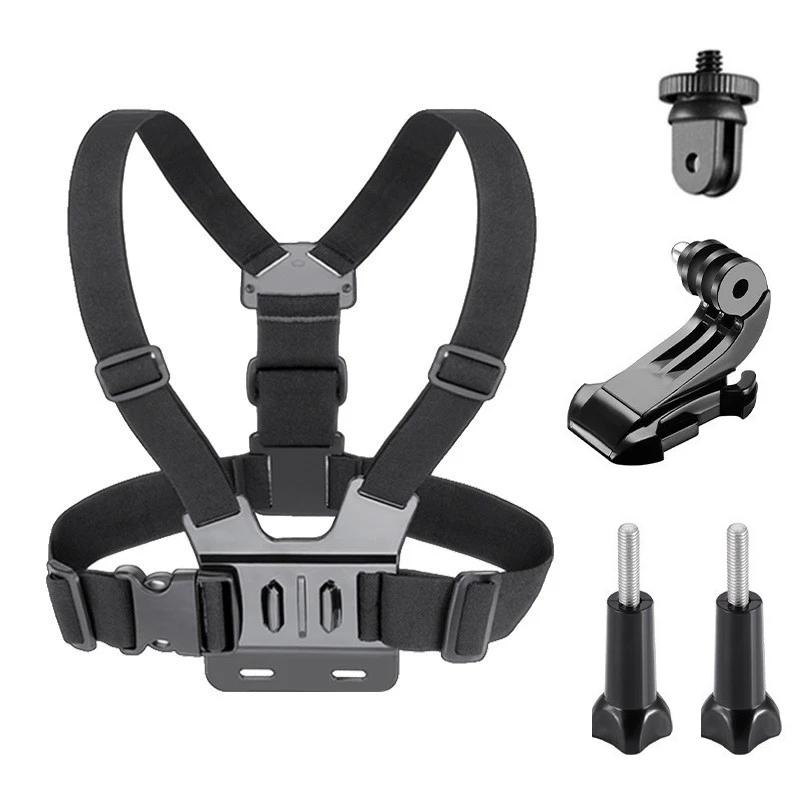 Нагрудный ремень, наголовный ремень для GoPro 13 12 11 10 9 8 Black Xiaomi Yi 4K Sjcam Sj4000 Insta360 X4 X3 Аксессуары для экшн-камеры
