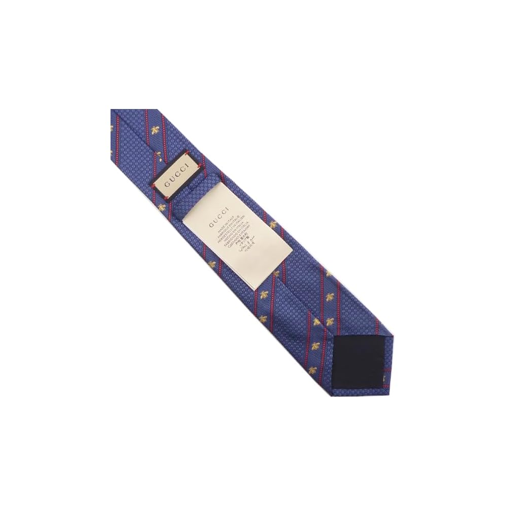Gucci Neck Tie Navy Stripe GUJ-830 Classic Design Fashion Accessory