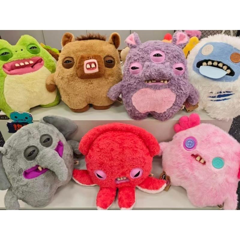 38CM Genuine Chunky Fuggs Series Plush Dolls Squishy Giant Series Ugly Funny Monster Trendy Toys Gift Round and Chubby