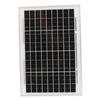 Solar Panel 10W Pre Drilling Monocrystalline Waterproof 18V Outdoor Solar Panel for Off Grid Lighting