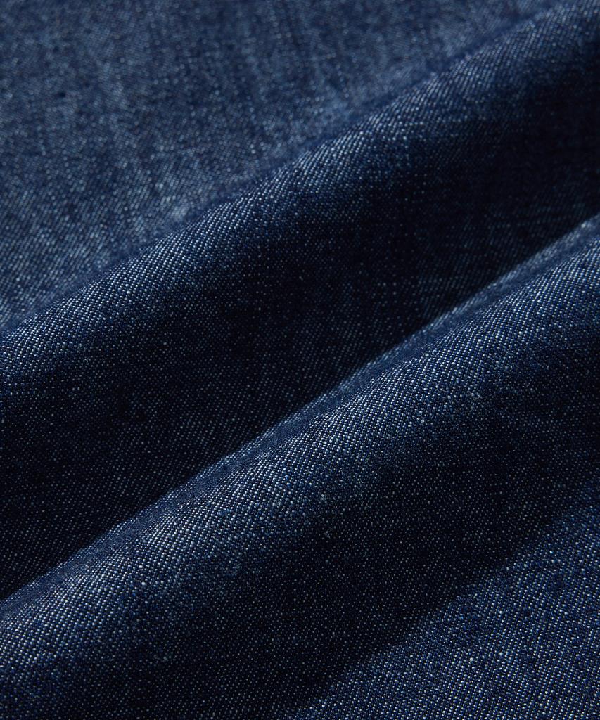 STCO Diems Genderless One-Pleat Elastic Denim Pants Navy (Wide Fit)_Ldmwb01Wsn