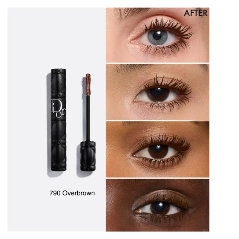 Dior Потрясающая тушь для объема 26 новых весенних оттенков, густые черные ресницы, тонкие подсолнечные, ощущение высокого качества #790 Overbrown