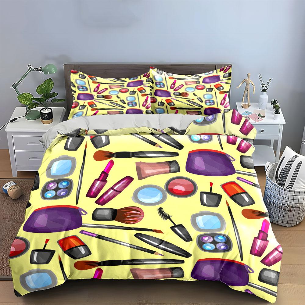 "High Heels, Bold Elegance" Bedding sets Duvet covers Pillowcases(1* Duvet Cover 2* Pillowcases without duvet insert)