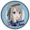 OSK Kaguya-sama Love Is War - Geniuses' War of Love and Brains - Kei Rubber Coaster RCT 1, Approx. 80mm Diameter, Light Blue