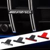 3D ABS Логотип AMG Автомобильная Передняя Решетка Значок Эмблема Наклейка Для Mercedes Benz W204 W205 W212 W213 W176 W177 Премиум Стайлинг Аксессуар UO4