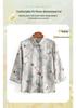 Stylish Autumn Lapel Shirt for Middle-Aged Women - Three-Quarter Sleeve