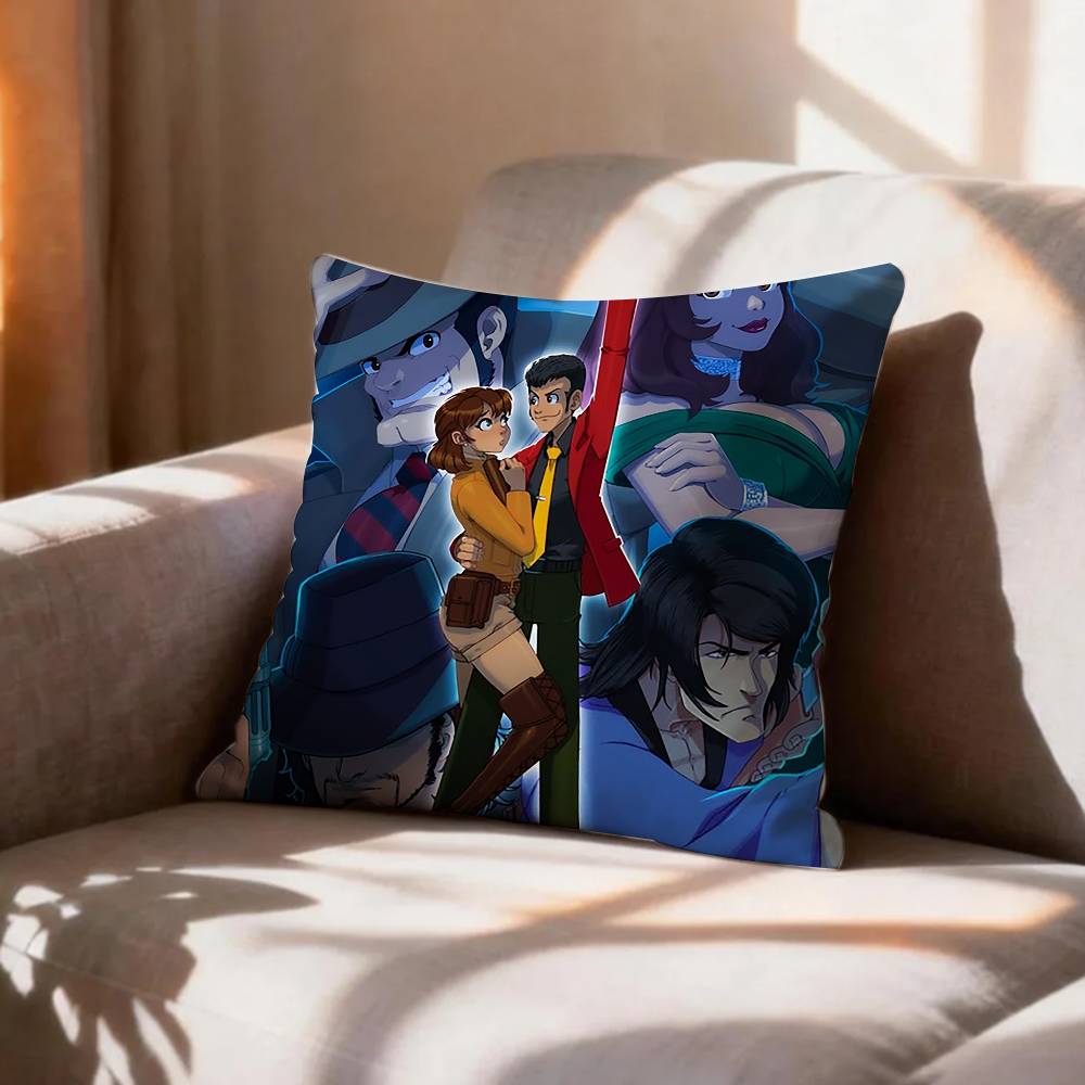COOL LLupin The TThird Pillow Case Pattern Printed Pillowcase For Living Room Sofa Cushion Cover