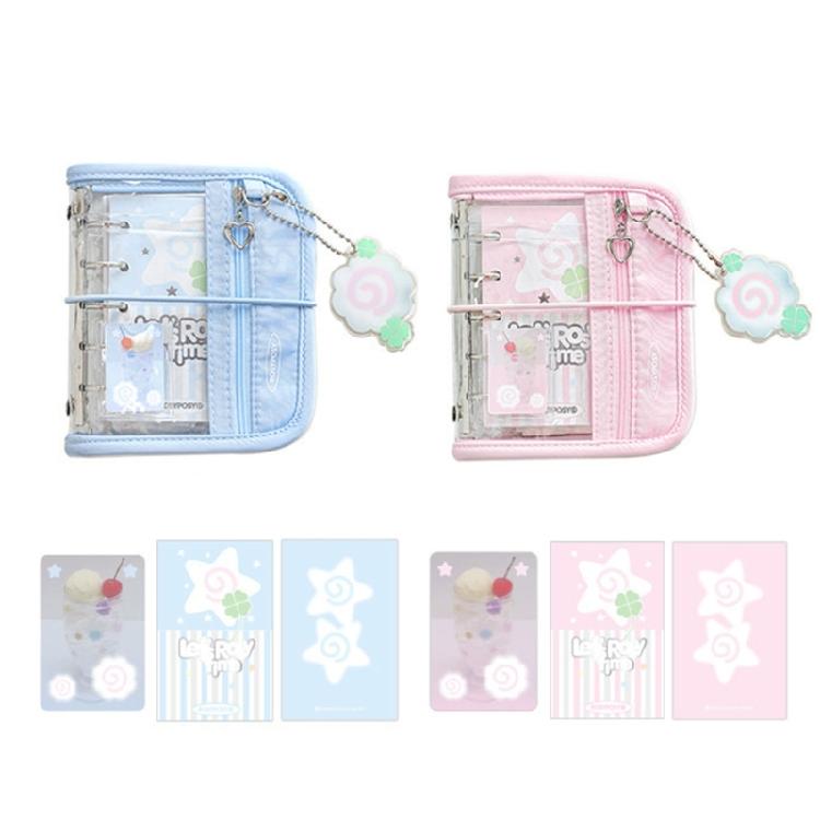 ПВХ тетрадь на 5 колецах с блоком для сменных листов 5-дырочный журнал-планировщик ПВХ тетрадь на 5 кольцах с кармашком для карт