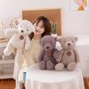 Dog Long Fur Plush Doll Pp Cotton Filled Cuddle Toy For Kids And Gifts Birthday