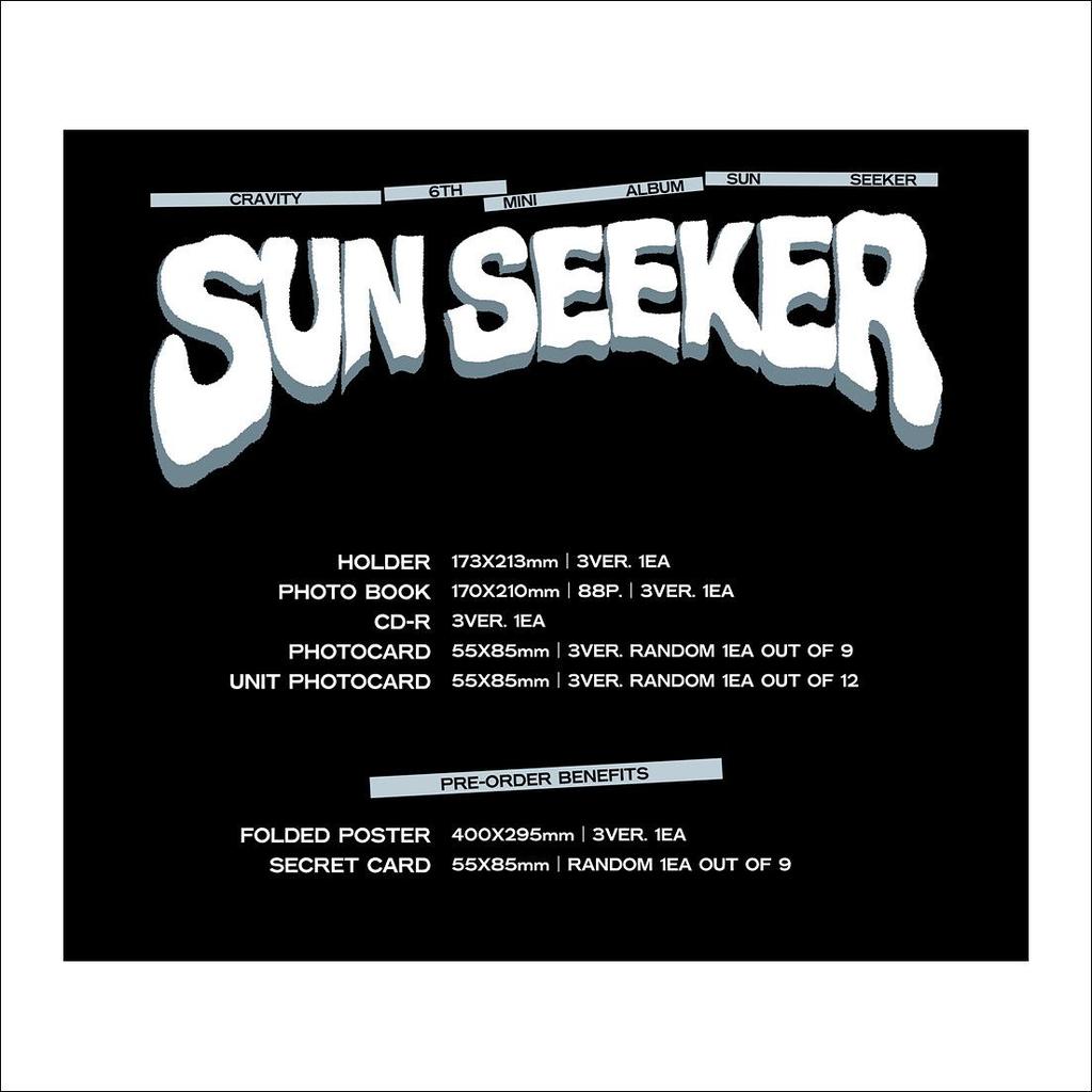 CRAVITY [ИСКАТЕЛЬ СОЛНЦА] (ПАСЕР ВЕР. / ВЕРСИЯ SEEKER./ ВЕРСИЯ CATCHER) Альбом