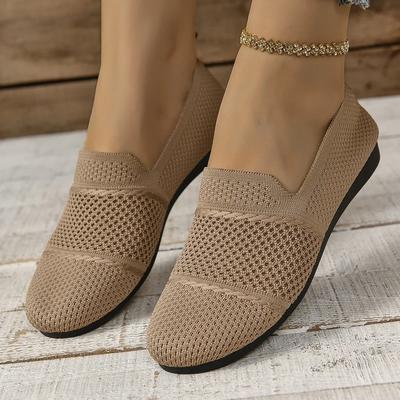 2024 новые модные женские вязаные кроссовки для бега новый дизайн спортивная дешевая дышащая повседневная обувь