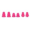 6pcs Soft Replacement In-Ear Silicone Eartips Earplug Earbuds Cover Three Layer